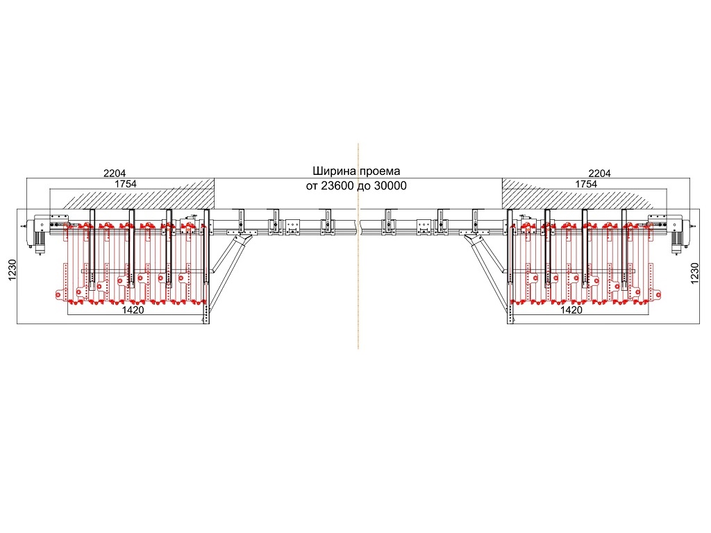 Схема открывания 14 + 14.